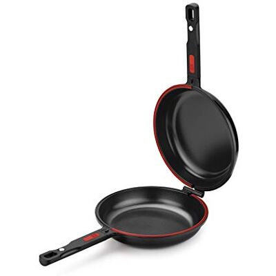 BRA Dupla Premiere Sartén Doble para Tortilla de Patatas, 20 cm de Diámetro, Aluminio Fundido, Triple Capa Antiadherente, 100% sin PFOA, Para todo Tipo de Cocinas BRA Dupla Premiere Sartén Doble para Tortilla de Patatas, 20 cm de Diámetro, Aluminio Fundido, Triple Capa Antiadherente, 100% sin PFOA, Para todo Tipo de Cocinas