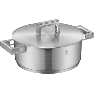 WMF Profi Resist Sartén de acero inoxidable (24 cm, con revestimiento multicapa, mango de acero inoxidable, apta para todo tipo de fuegos, apta para hornos) WMF Profi Resist Sartén de acero inoxidable (24 cm, con revestimiento multicapa, mango de acero inoxidable, apta para todo tipo de fuegos, apta para hornos)