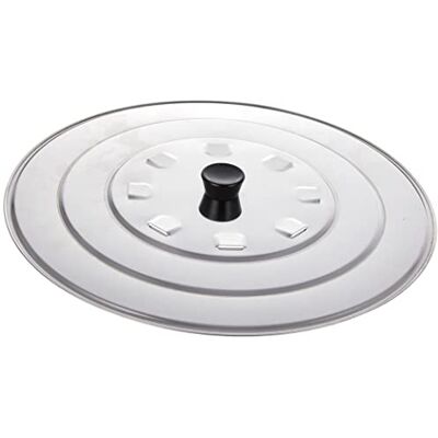 Metaltex Tapadera de sartén de acero inoxidable, 32 cm Metaltex Tapadera de sartén de acero inoxidable, 32 cm