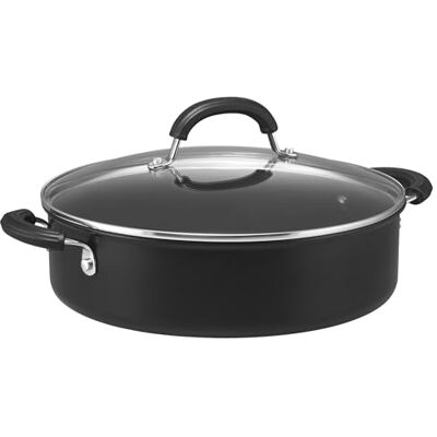 Sartén Sauteuse Negra Circulon - 28cm/4.7L Sartén Sauteuse Negra Circulon - 28cm/4.7L