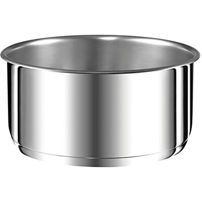 Tefal Ingenio Preference Cacerola apilable, acero inoxidable, inducción, versatilidad, ahorro de espacio Tefal Ingenio Preference Cacerola apilable, acero inoxidable, inducción, versatilidad, ahorro de espacio
