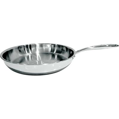 NERTHUS sartén de acero inoxidable 3 capas base full induction, sin antiadherente, compatible con todo tipo de cocinas, profesional y duradera NERTHUS sartén de acero inoxidable 3 capas base full induction, sin antiadherente, compatible con todo tipo de cocinas, profesional y duradera