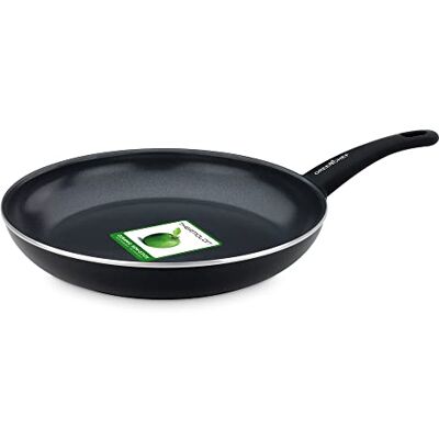 GreenChef Sartén Antiadherente de Aluminio Forjado con Revestimiento de Cerámica, Apto para Todo Tipo de Cocinas, Inducción, Horno y Lavavajillas, 30 cm, Negra GreenChef Sartén Antiadherente de Aluminio Forjado con Revestimiento de Cerámica, Apto para Todo Tipo de Cocinas, Inducción, Horno y Lavavajillas, 30 cm, Negra