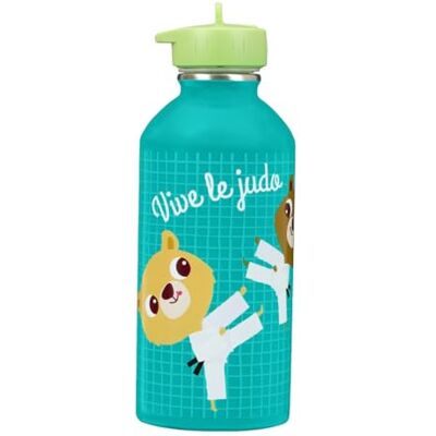 Draeger Paris Botella de Agua Inox para Niños - Vive Le Judo - Azul - 300ml - Acero Inoxidable Draeger Paris Botella de Agua Inox para Niños - Vive Le Judo - Azul - 300ml - Acero Inoxidable