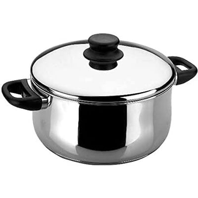 LACOR 14420 Olla con Tapa GarInox 20 cms INOX. LACOR 14420 Olla con Tapa GarInox 20 cms INOX.