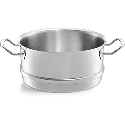 Fissler Original-Profi Collection Vaporera de acero inoxidable, diámetro de 24 cm, accesorio para olla de cocción al vapor, cestillo perforado, inducción Fissler Original-Profi Collection Vaporera de acero inoxidable, diámetro de 24 cm, accesorio para olla de cocción al vapor, cestillo perforado, inducción