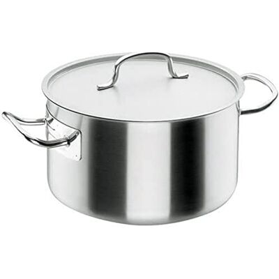 LACOR 50033 Cacerola Alta con Tapa Chef Classic 32cm INOX LACOR 50033 Cacerola Alta con Tapa Chef Classic 32cm INOX