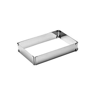 APS sartenes ajustables de acero inoxidable, 19 x 28/34 x 54 x 5 cm APS sartenes ajustables de acero inoxidable, 19 x 28/34 x 54 x 5 cm