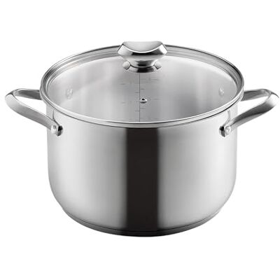 Metaltex ICONA Cacerola Alta Acero Inoxidable. Diámetro Superior 22CM. Capacidad 4,5 Litros Metaltex ICONA Cacerola Alta Acero Inoxidable. Diámetro Superior 22CM. Capacidad 4,5 Litros