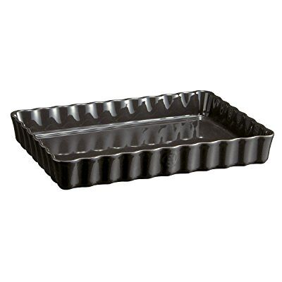 Emile Henry eh026038 – Tortera (Rectangular, cerámica, 33.5 x 24 x 5 cm), cerámica, carbón, 33.5 x 24 x 5 cm Emile Henry eh026038 – Tortera (Rectangular, cerámica, 33.5 x 24 x 5 cm), cerámica, carbón, 33.5 x 24 x 5 cm