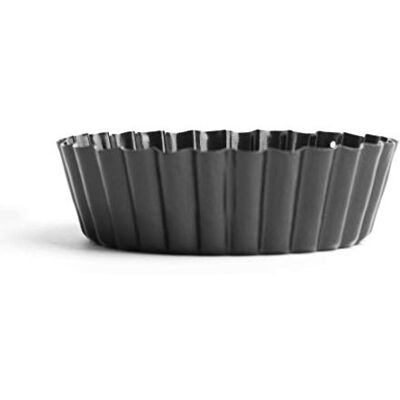 VOGUE Molde para quiche (acero al carbono, antiadherente, 3 x 10 cm) VOGUE Molde para quiche (acero al carbono, antiadherente, 3 x 10 cm)
