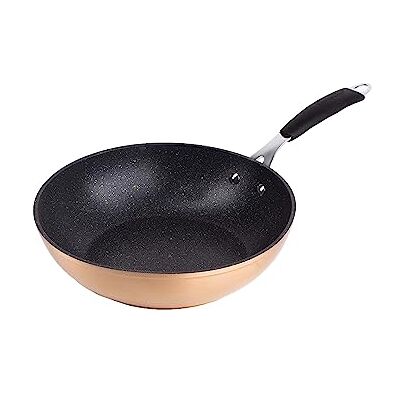 San Ignacio Wok 28x8.0cm aluminio forjado, inducción, cobre San Ignacio Wok 28x8.0cm aluminio forjado, inducción, cobre