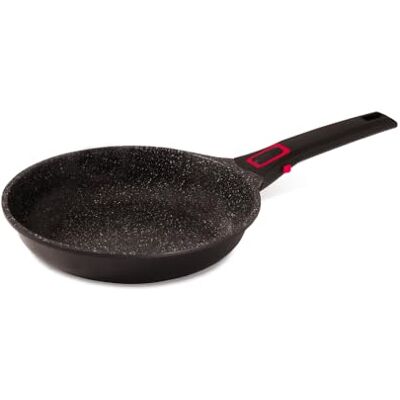 Baumalu – Sartén de granito Pro de cerámica – Fundición de aluminio – Todas las luces incluyendo inducción – Interior revestimiento cerámico Fusion Pro efecto piedra sin PFOA ni PFAS – Mango extraíble Baumalu – Sartén de granito Pro de cerámica – Fundición de aluminio – Todas las luces incluyendo inducción – Interior revestimiento cerámico Fusion Pro efecto piedra sin PFOA ni PFAS – Mango extraíble