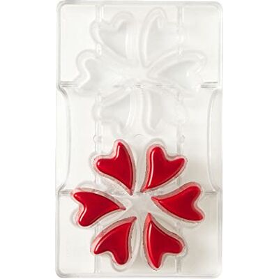 Decora , Molde para Chocolate en Forma de Corazón, en Policarbonato, 12 Cavidades de 30 X 40 mm, Ideal para Chocolates Brillantes y Crujientes, Empuñadura Ergonómica Patentada, Hecho en Italia Decora , Molde para Chocolate en Forma de Corazón, en Policarbonato, 12 Cavidades de 30 X 40 mm, Ideal para Chocolates Brillantes y Crujientes, Empuñadura Ergonómica Patentada, Hecho en Italia