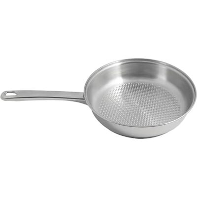 Artame NORDICO, Sartén Ø 26 cm, triple fondo, mango resistente al calor, fondo de panal antiadherente, todo tipo de fuegos, incluso inducción, acero inoxidable Artame NORDICO, Sartén Ø 26 cm, triple fondo, mango resistente al calor, fondo de panal antiadherente, todo tipo de fuegos, incluso inducción, acero inoxidable