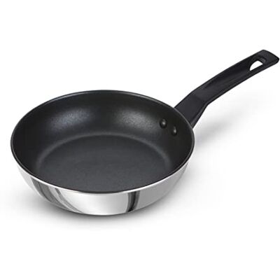Prestige - Frying Pan - Stainless Steel - Dimpled Surface - Sartén Prestige - Frying Pan - Stainless Steel - Dimpled Surface - Sartén