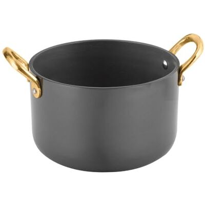 Garcia de Pou García de Pou Mini Olla 'Artinox' 600 Ml Ø 11X7 Cm Negro Inox + Aluminio Garcia de Pou García de Pou Mini Olla 'Artinox' 600 Ml Ø 11X7 Cm Negro Inox + Aluminio
