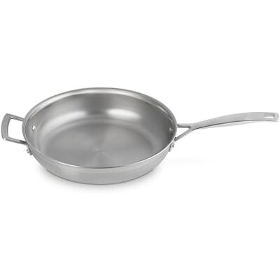 LE CREUSET Sartén de acero inoxidable 3-Ply 28 cm, 96200228001100 LE CREUSET Sartén de acero inoxidable 3-Ply 28 cm, 96200228001100
