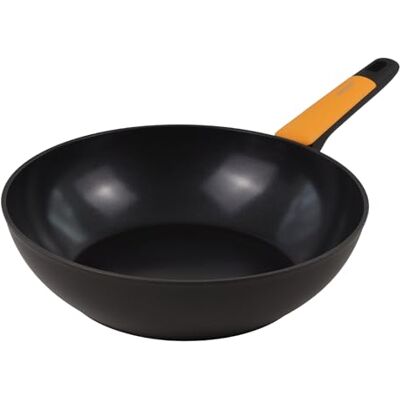 Fackelmann Sarten Wok - 28cm Aluminio Forjado Cerámica Antiadherente Fackelmann Sarten Wok - 28cm Aluminio Forjado Cerámica Antiadherente