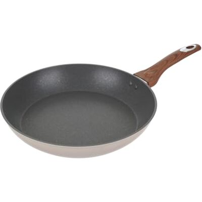 KASANOVA Sartén antiadherente 30 cm crema - Utensilios de cocina KASANOVA Sartén antiadherente 30 cm crema - Utensilios de cocina