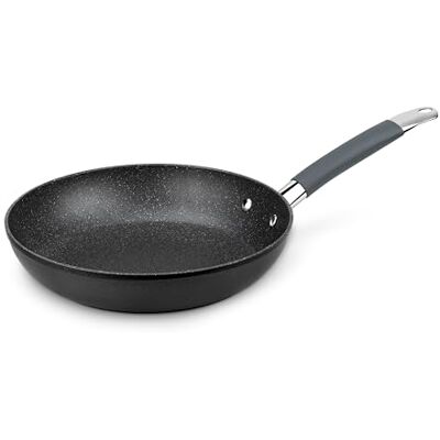 BRA Master Sartén 28 cm, aluminio forjado, con mango de acero inoxidable recubierto de silicona, resistente a deformación, aptas para todo tipo de cocinas, incluida inducción BRA Master Sartén 28 cm, aluminio forjado, con mango de acero inoxidable recubierto de silicona, resistente a deformación, aptas para todo tipo de cocinas, incluida inducción