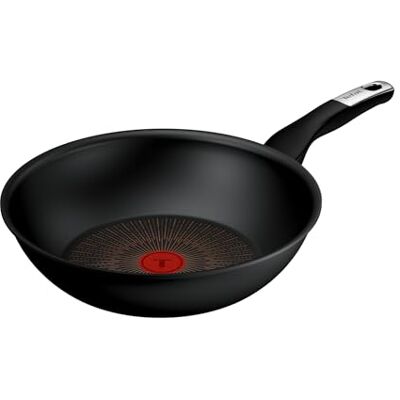Tefal Explore Wok 28 cm, Mango fijo, Aluminio, Recubrimiento FusionCore Antiadherente, Apto inducción, Thermo-Signal Tefal Explore Wok 28 cm, Mango fijo, Aluminio, Recubrimiento FusionCore Antiadherente, Apto inducción, Thermo-Signal