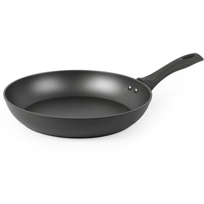 Salter Cosmos Sartén de 30 cm, aluminio forjado, revestimiento antiadherente sin PFOA, mango suave, anticorrosión, apta para lavavajillas, apta para placas de inducción, negra Salter Cosmos Sartén de 30 cm, aluminio forjado, revestimiento antiadherente sin PFOA, mango suave, anticorrosión, apta para lavavajillas, apta para placas de inducción, negra