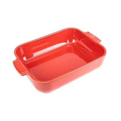 Peugeot Saveurs PSP Appolia Plana Horno Rectangular (32, Rojo, cerámica Peugeot Saveurs PSP Appolia Plana Horno Rectangular (32, Rojo, cerámica