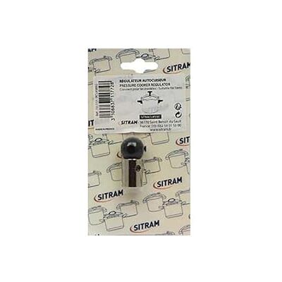 Sitram 711722 Válvula y regulador para olla a presión Sitraclassic, color negro Sitram 711722 Válvula y regulador para olla a presión Sitraclassic, color negro