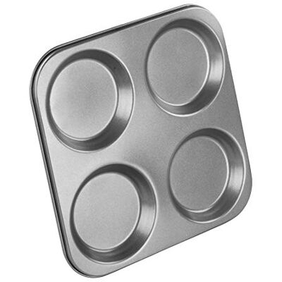 Chef Aid Bandeja de horno grande para Yorkshire Pudding antiadherente Chef Aid Bandeja de horno grande para Yorkshire Pudding antiadherente