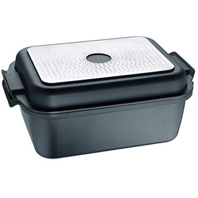 Rohe Germany Emma Fuente para asar (32 x 24 cm, aprox. 8,50 l, aluminio, 8,5 litros. Rohe Germany Emma Fuente para asar (32 x 24 cm, aprox. 8,50 l, aluminio, 8,5 litros.