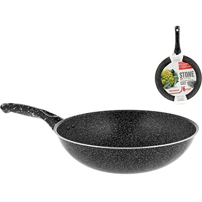 Home Wok Antiaderente Diametro 28cm - Wok Home Wok Antiaderente Diametro 28cm - Wok