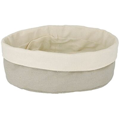 Garcia de Pou García de Pou 198.40 Cesta Pan, 15 x 20 x 7 cm, Set de 12, Crema/Gris Garcia de Pou García de Pou 198.40 Cesta Pan, 15 x 20 x 7 cm, Set de 12, Crema/Gris