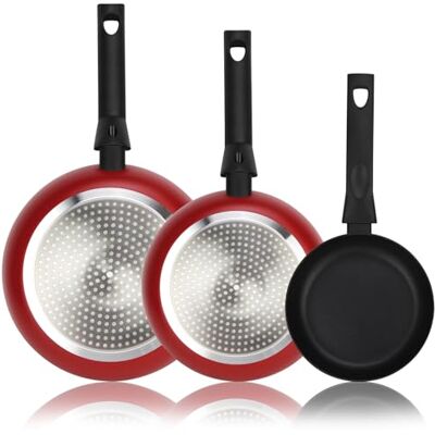 SARTEN ELAN 3 ROUGE Ø20+24+28cm ALUMINIO EXTRAGRUESO 3mm FAGOR SARTEN ELAN 3 ROUGE Ø20+24+28cm ALUMINIO EXTRAGRUESO 3mm FAGOR