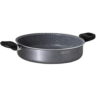Aeternum Trudi Revolution Cacerola 28 cm, Apta para inducción, Aluminio, Gris Aeternum Trudi Revolution Cacerola 28 cm, Apta para inducción, Aluminio, Gris