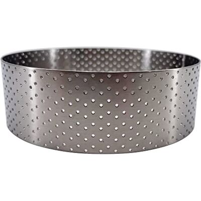 DE BUYER , Aro tarta perforado ø10,5CM ALTO 3,5 CM- DE BUYER , Aro tarta perforado ø10,5CM ALTO 3,5 CM-