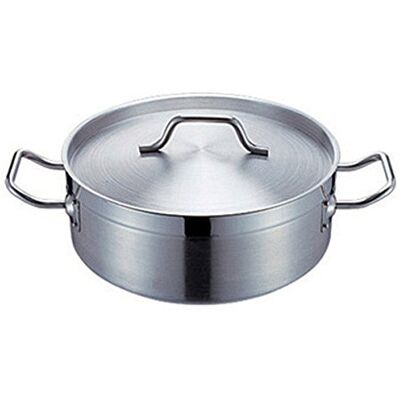 Garcia de Pou García de Pou Olla con Tapa, Diámetro 40 x 15.5 cm, Plateado Garcia de Pou García de Pou Olla con Tapa, Diámetro 40 x 15.5 cm, Plateado
