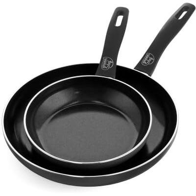 GreenChef Prime Juego de Sartenes Antiadherentes de Cerámica, 2 Piezas, 20 y 28 cm, Revestimiento de Cerámica Sin PFAS, Inducción, Horno Hasta 160 °C, Apto para Lavavajillas GreenChef Prime Juego de Sartenes Antiadherentes de Cerámica, 2 Piezas, 20 y 28 cm, Revestimiento de Cerámica Sin PFAS, Inducción, Horno Hasta 160 °C, Apto para Lavavajillas