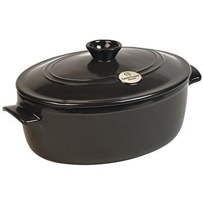 Emile Henry Sarten Oval de Carbón - Utensilios de Cocina Emile Henry Sarten Oval de Carbón - Utensilios de Cocina