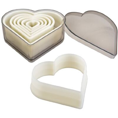 IBILI Corta MASAS Corazon Liso (7 PC) IBILI Corta MASAS Corazon Liso (7 PC)