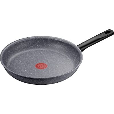 Tefal Natural On Sartén de 28 cm con revestimiento mineral muy resistente, Thermo-Signal, Thermo-Fusion, forma profunda, todo tipo de cocinas, apto para horno Tefal Natural On Sartén de 28 cm con revestimiento mineral muy resistente, Thermo-Signal, Thermo-Fusion, forma profunda, todo tipo de cocinas, apto para horno