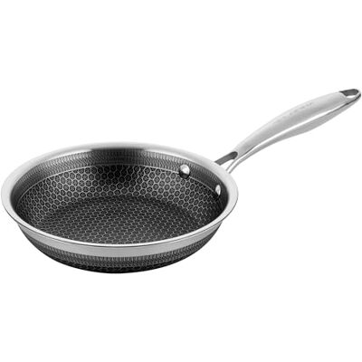 Florina Sartén de Acero Inoxidable (20 cm) I Robusta Sartén Induccion LE GOURMET I Estructura Hexagonal de 3 Capas I Sartén Antiadherente I Adecuada para Inducción, Gas y Cocina Eléctrica Florina Sartén de Acero Inoxidable (20 cm) I Robusta Sartén Induccion LE GOURMET I Estructura Hexagonal de 3 Capas I Sartén Antiadherente I Adecuada para Inducción, Gas y Cocina Eléctrica