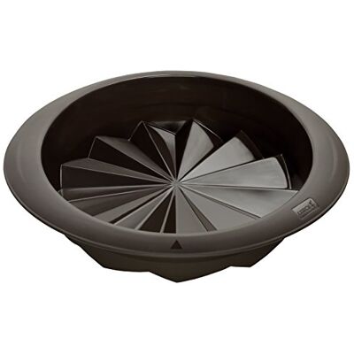 Lurch Flexi Forma Fancy Cake 24 cm, Silicona, marrón, 32 x 29 x 6,8 cm Lurch Flexi Forma Fancy Cake 24 cm, Silicona, marrón, 32 x 29 x 6,8 cm