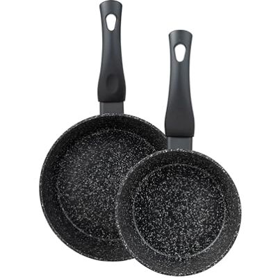 San Ignacio Juego de 2 Cazos Ø16cm + Ø20cm en aluminio forjado Ibon San Ignacio Juego de 2 Cazos Ø16cm + Ø20cm en aluminio forjado Ibon
