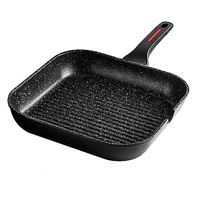 Fagor Alutherm Grill Asador Inducción 28 cm, Aluminio Fundido, Espesor 5,3 mm, Antiadherente Ecológico XYLAN Plus sin PFOA, Apta para Todas Las Cocinas, Vitrocerámica, Gas, Lavavajillas Fagor Alutherm Grill Asador Inducción 28 cm, Aluminio Fundido, Espesor 5,3 mm, Antiadherente Ecológico XYLAN Plus sin PFOA, Apta para Todas Las Cocinas, Vitrocerámica, Gas, Lavavajillas