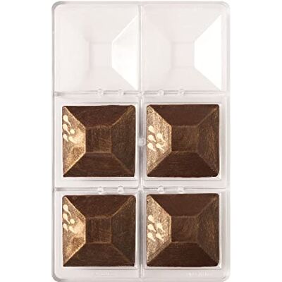 Unbranded - Stampo Cioccolato 6 Cavidades - 7.5x7.5x1.5 cm - Mold Unbranded - Stampo Cioccolato 6 Cavidades - 7.5x7.5x1.5 cm - Mold