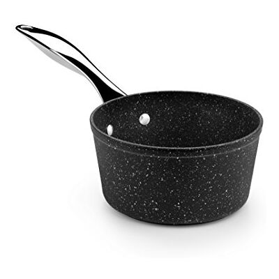 Monix Mineral Cazo 16 cm aluminio forjado con antiadherente, tipo piedra, sin PFOA, aptas inducción Monix Mineral Cazo 16 cm aluminio forjado con antiadherente, tipo piedra, sin PFOA, aptas inducción