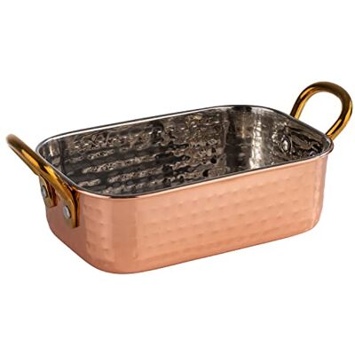 APS Mumbai Mini sartén para servir (acero inoxidable, aspecto de cobre, 14,5 x 9,5 x 4,5 cm, 0,45 L) APS Mumbai Mini sartén para servir (acero inoxidable, aspecto de cobre, 14,5 x 9,5 x 4,5 cm, 0,45 L)