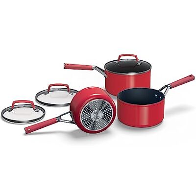 Set de 3 cacerolas Ninja Foodi - Juego de utensilios de cocina Set de 3 cacerolas Ninja Foodi - Juego de utensilios de cocina