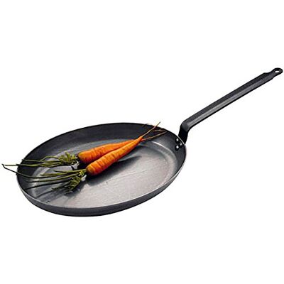 DE BUYER , SARTENES PARA PESCADO-HIERRO, CALIDAD SUPERIOR-OVALADA 36X26,5CM-14-1/8-Inch-5111.36 DE BUYER , SARTENES PARA PESCADO-HIERRO, CALIDAD SUPERIOR-OVALADA 36X26,5CM-14-1/8-Inch-5111.36